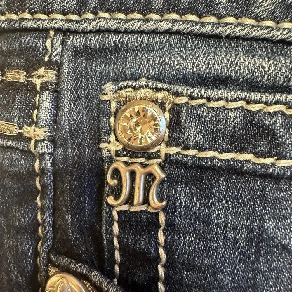 Miss Me Y2k women's rhinestone embellished Bootcut jeans.  size 27 - Picture 8 of 15